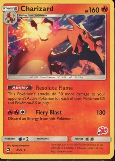 2020 Battle Academy Charizard Pokémon card