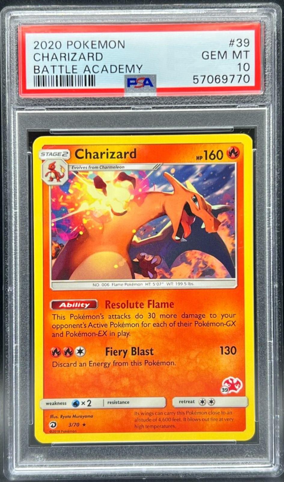 2020 Battle Academy Charizard Pokémon card