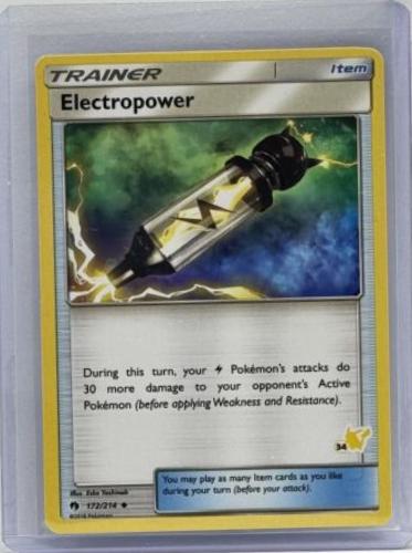 2020 Battle Academy Electropower Pokémon card