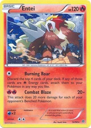 Ancient Origins Entei [Cosmos-Holo] Pokémon card