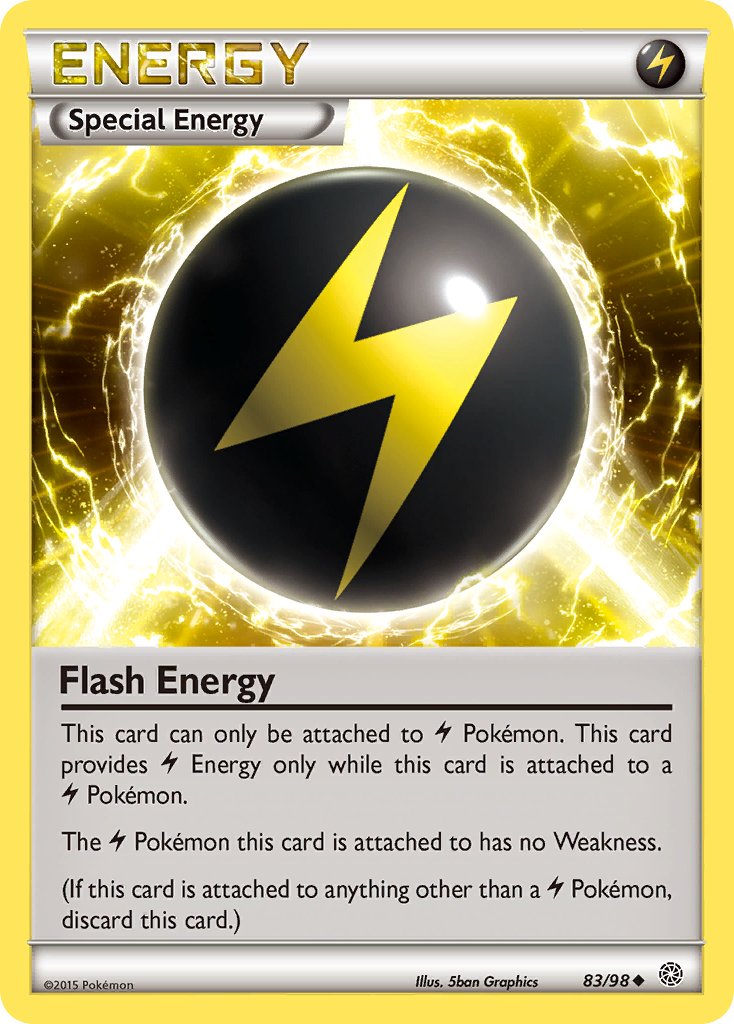 Ancient Origins Flash Energy Pokémon card