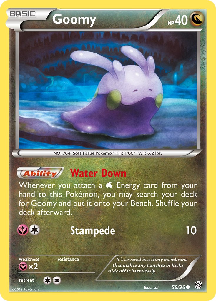 Ancient Origins Goomy Pokémon card