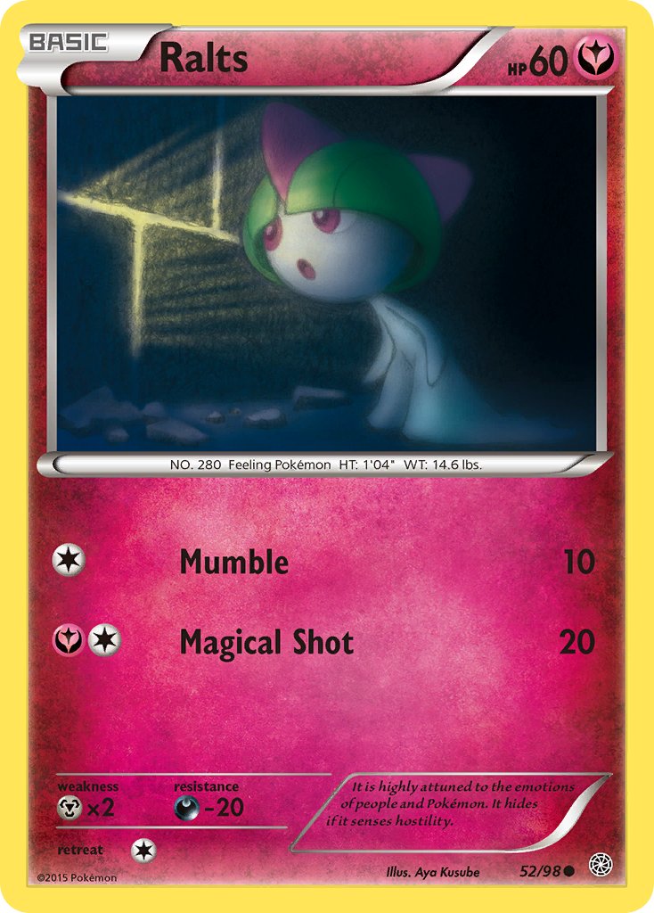 Ancient Origins Ralts Pokémon card