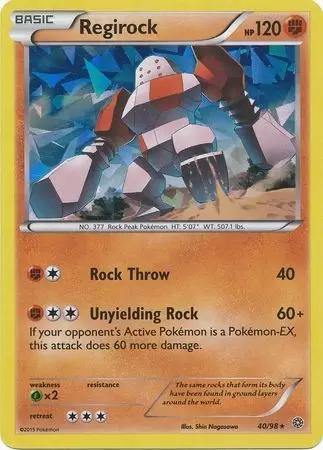 Ancient Origins Regirock [Cracked-Ice-Holo] Pokémon card