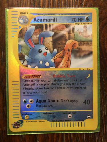 Aquapolis Azumarill [Reverse Holo] Pokémon card