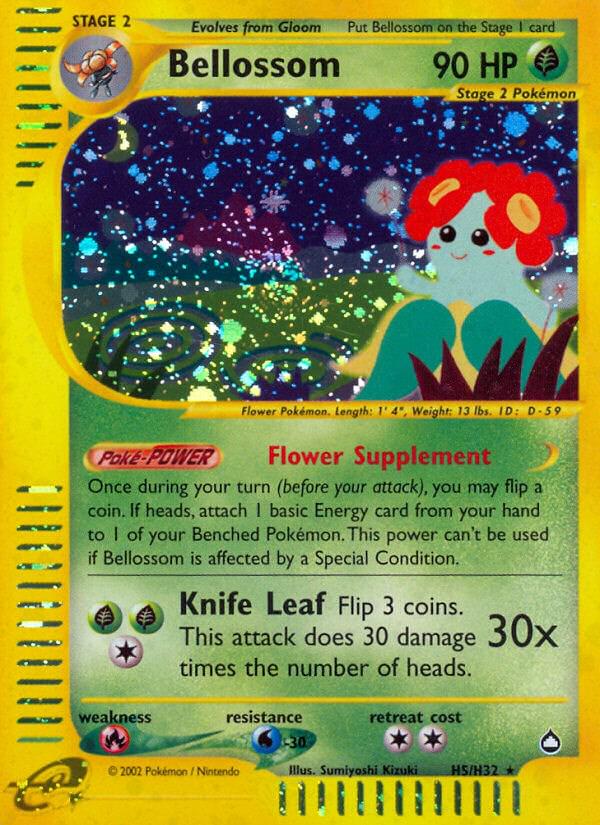 Aquapolis Bellossom Pokémon card