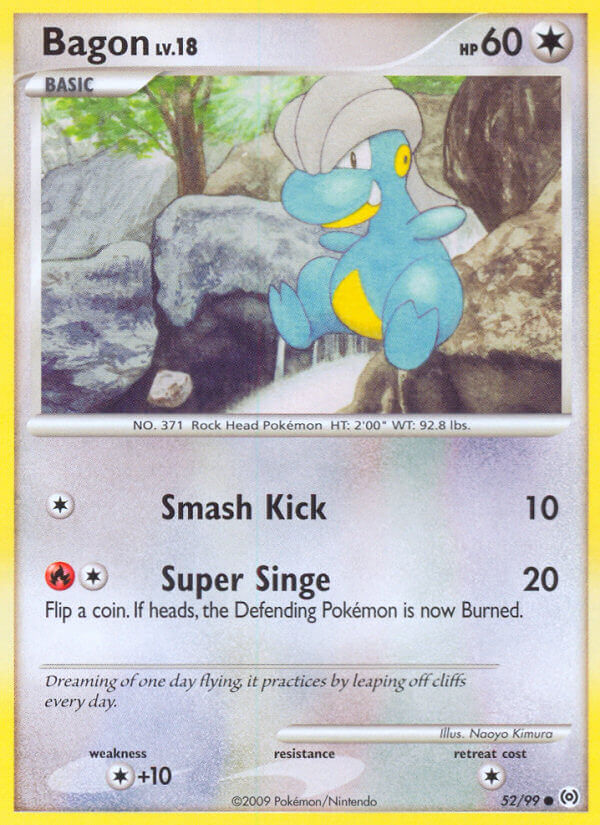 Arceus Bagon Pokémon card