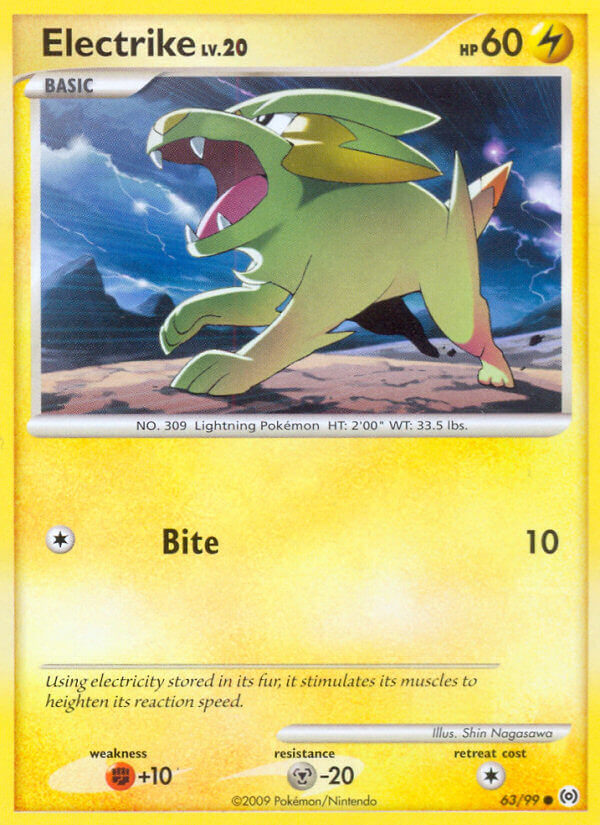 Arceus Electrike Pokémon card