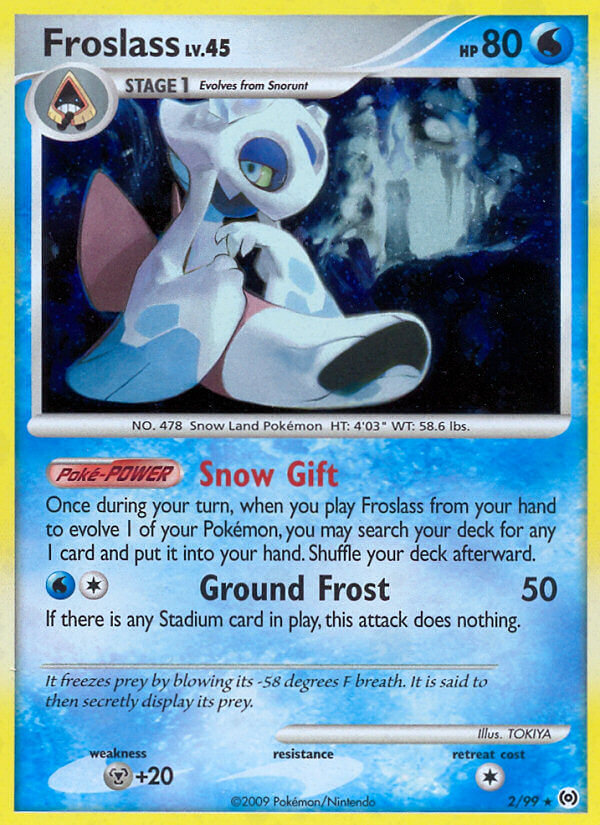 Arceus Froslass Pokémon card