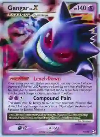 Arceus Gengar LV. X Pokémon card
