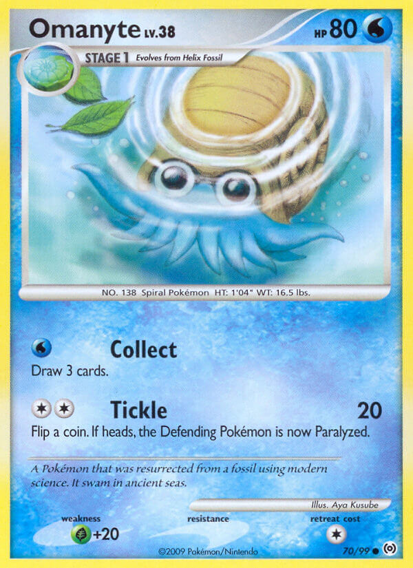 Omanyte [Reverse Holo]
