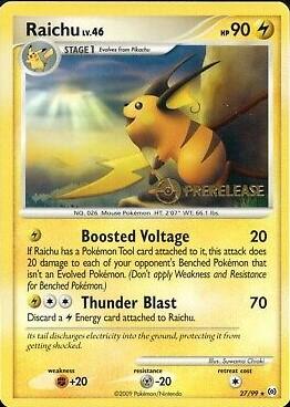 Arceus Raichu [Prerelease] Pokémon card