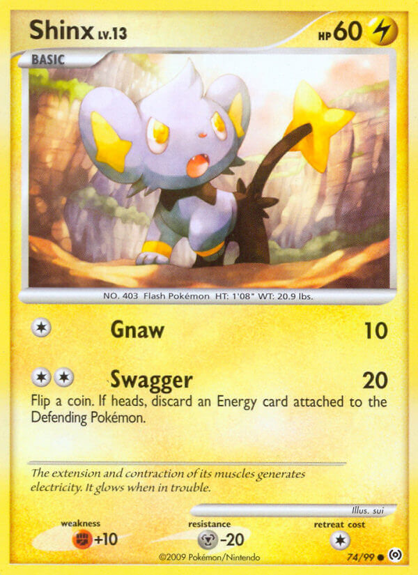 Arceus Shinx Pokémon card