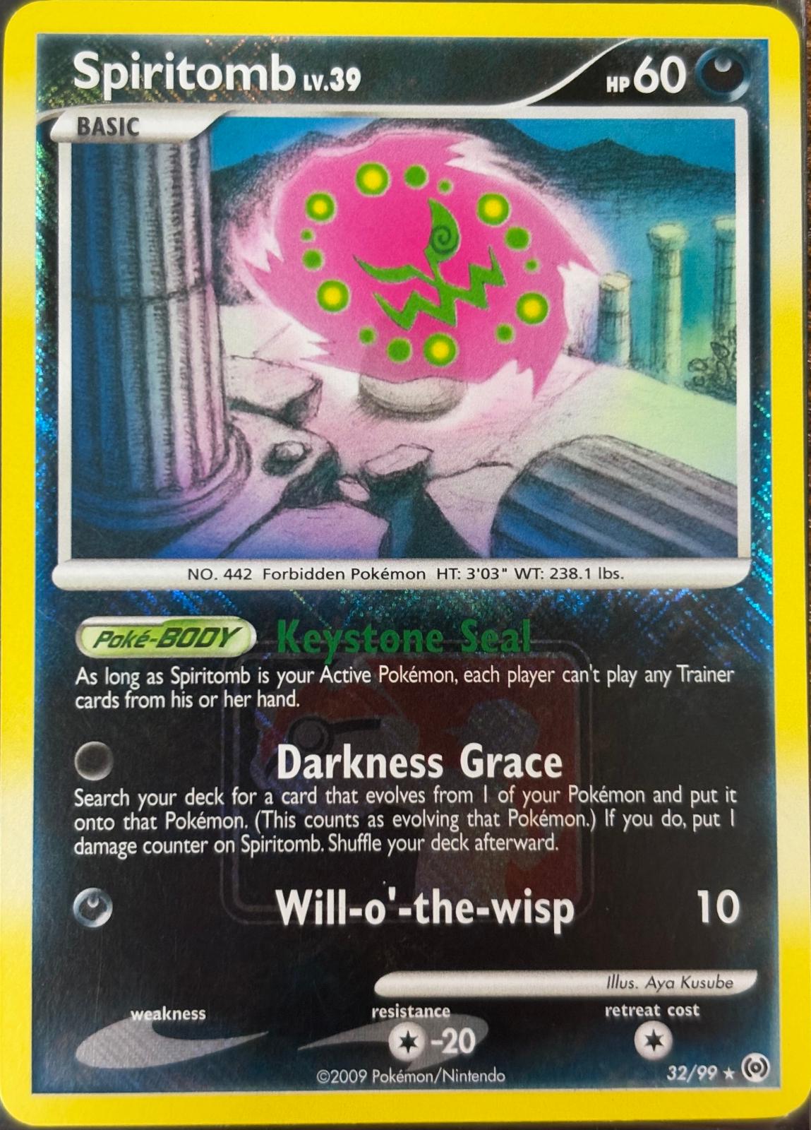 Arceus Spiritomb [League] Pokémon card