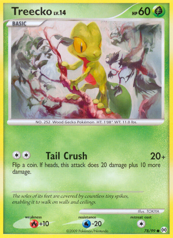 Arceus Treecko Pokémon card