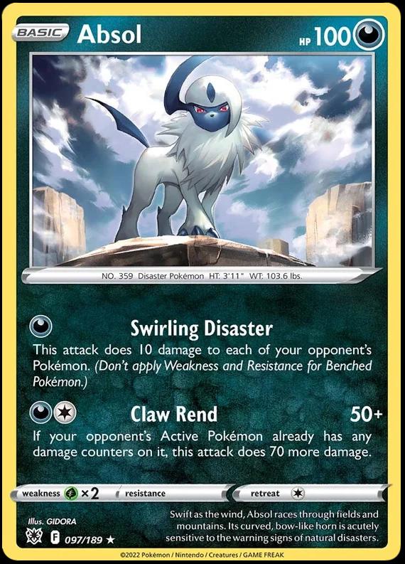 Astral Radiance Absol [Holo] Pokémon card
