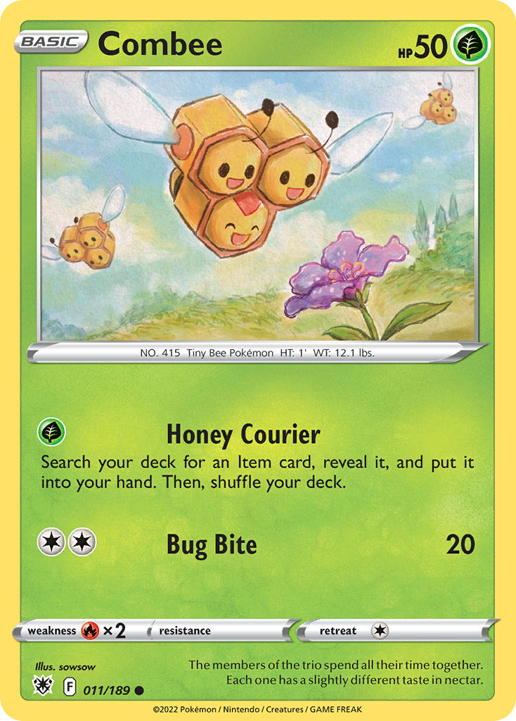Astral Radiance Combee Pokémon card