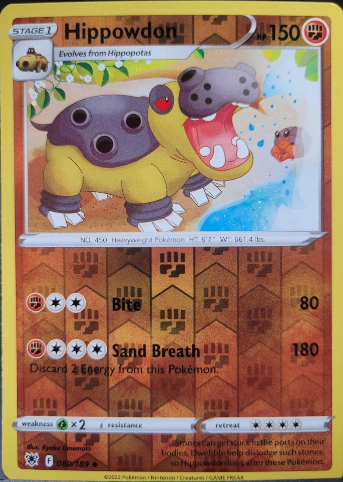 Hippowdon [Reverse Holo]