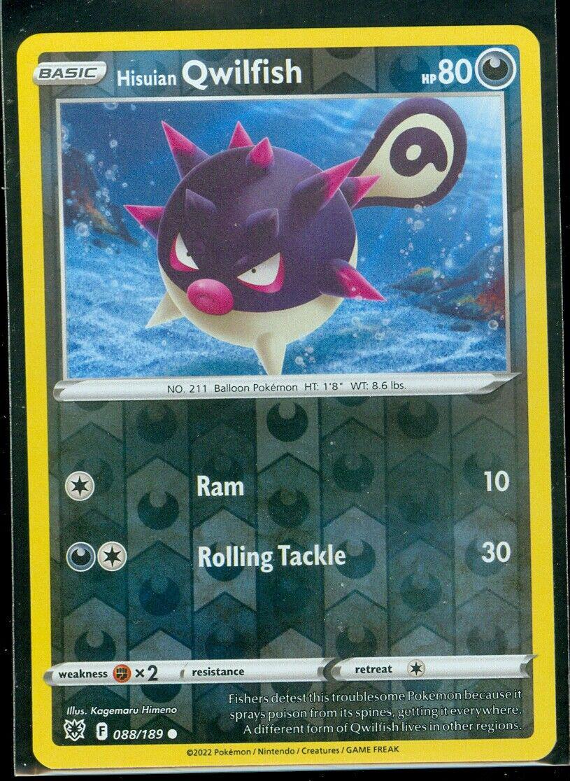 Hisuian Qwilfish [Reverse Holo]
