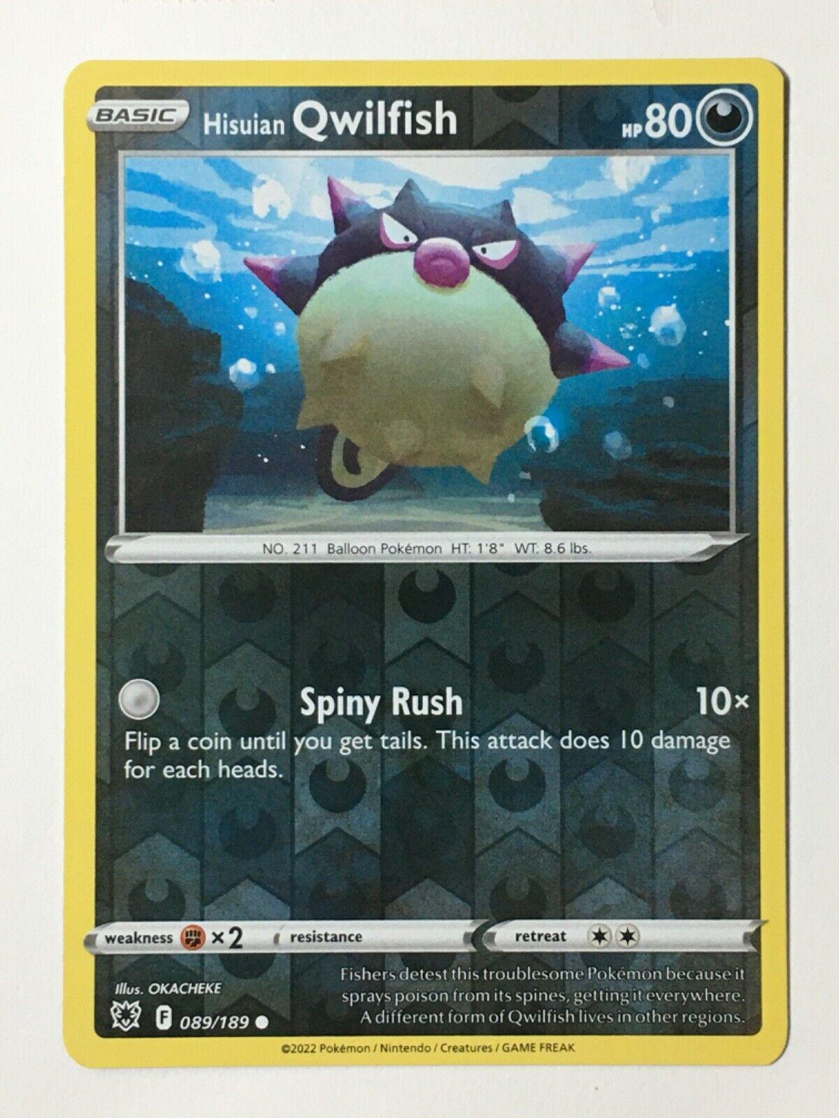 Hisuian Qwilfish [Reverse Holo]