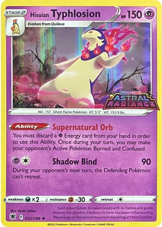 Astral Radiance Hisuian Typhlosion [Gamestop-Promo] Pokémon card