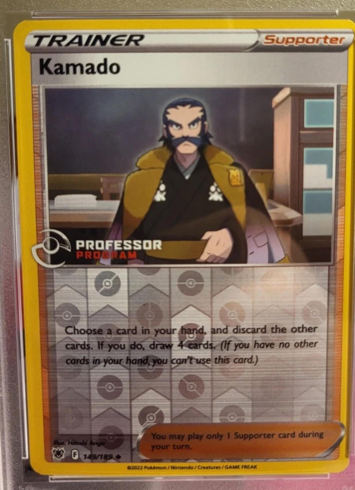 Astral Radiance Kamado [Reverse-Holo-Professor-Program] Pokémon card