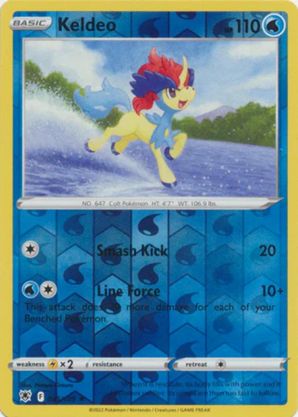 Keldeo [Reverse Holo]