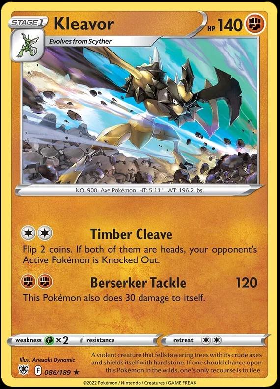 Astral Radiance Kleavor [Holo] Pokémon card