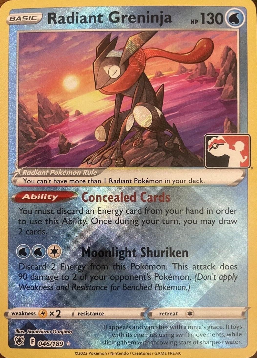 Astral Radiance Radiant Greninja [Prize-Pack] Pokémon card