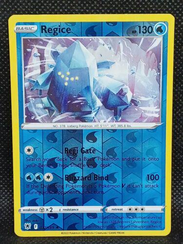 Astral Radiance Regice [Reverse Holo] Pokémon card