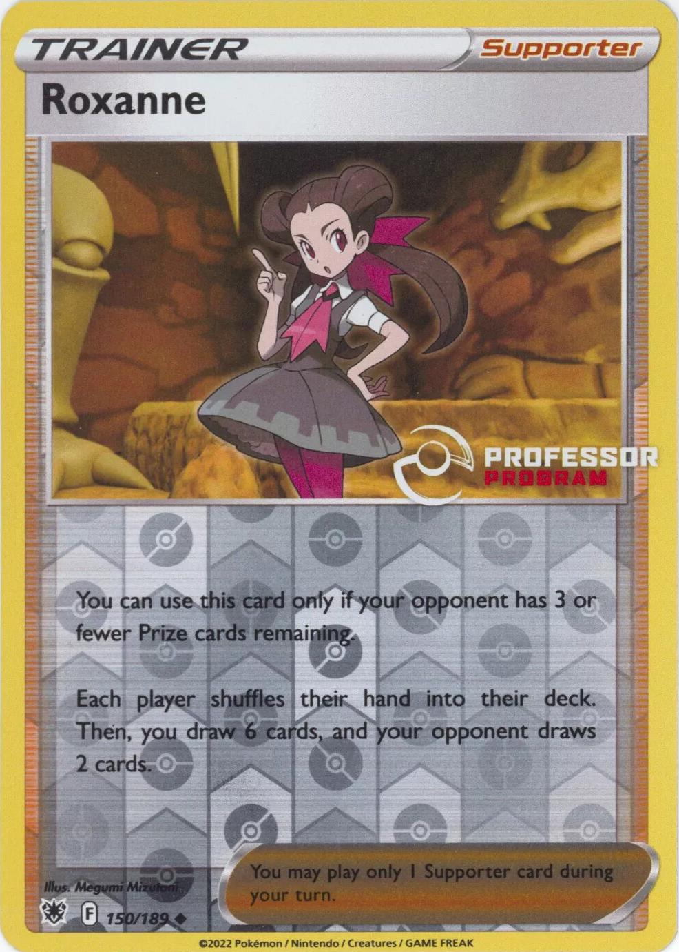 Astral Radiance Roxanne [Professor-Program] Pokémon card