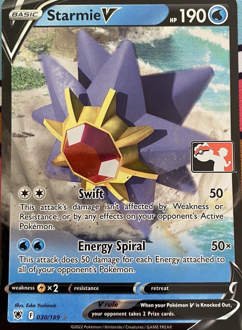 Astral Radiance Starmie V [Stamped] Pokémon card