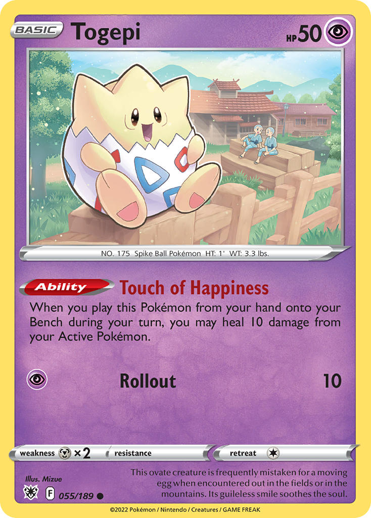 Astral Radiance Togepi Pokémon card