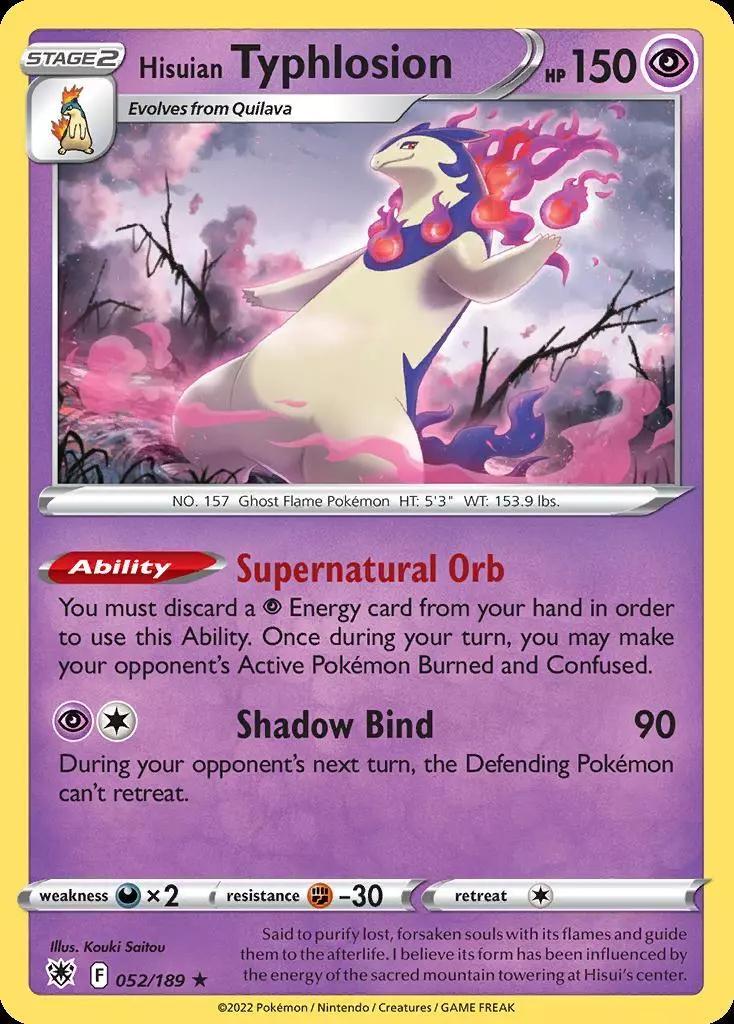 Astral Radiance Typhlosion [Holo] Pokémon card