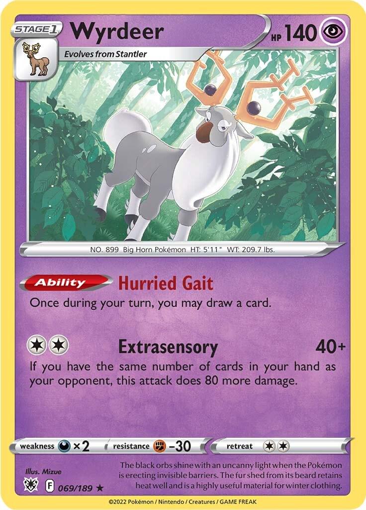 Astral Radiance Wyrdeer [Holo] Pokémon card