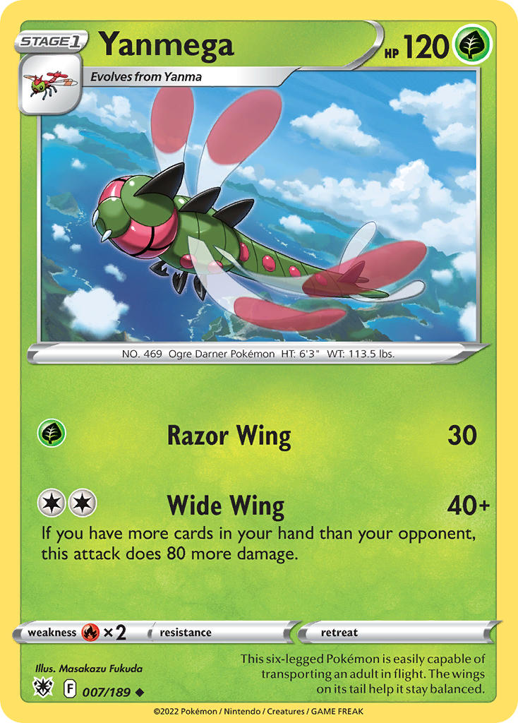 Astral Radiance Yanmega Pokémon card