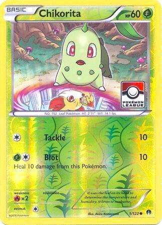 BREAKpoint Chikorita [League] Pokémon card