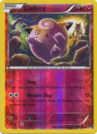 BREAKpoint Clefairy [Reverse Holo] Pokémon card
