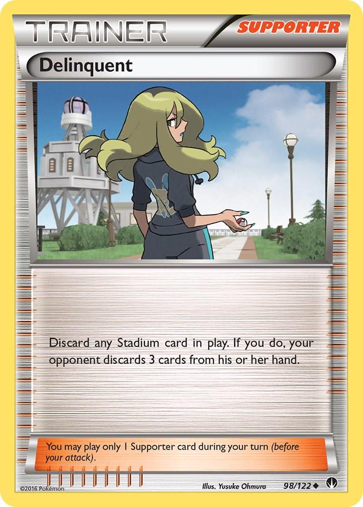 BREAKpoint Delinquent Pokémon card