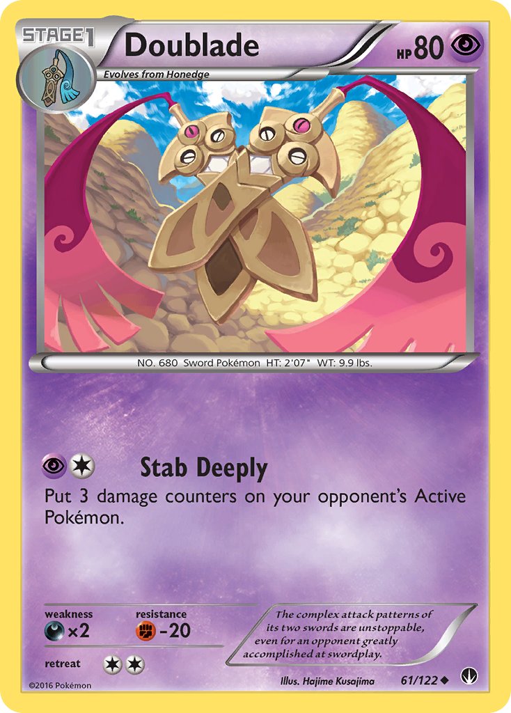 BREAKpoint Doublade Pokémon card