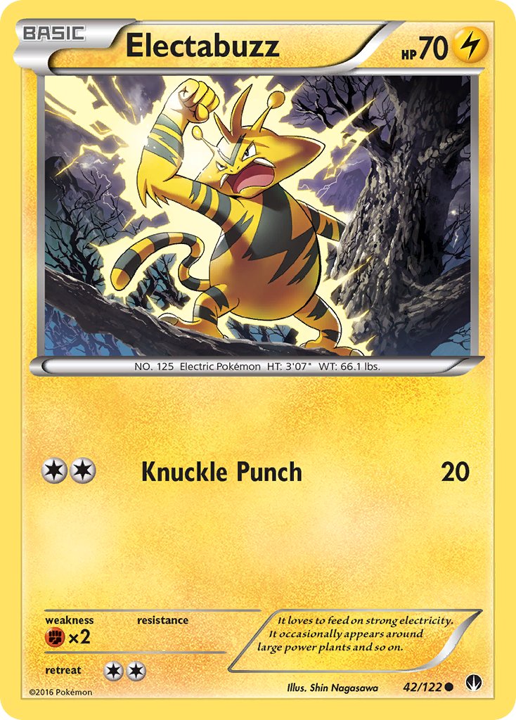 BREAKpoint Electabuzz Pokémon card
