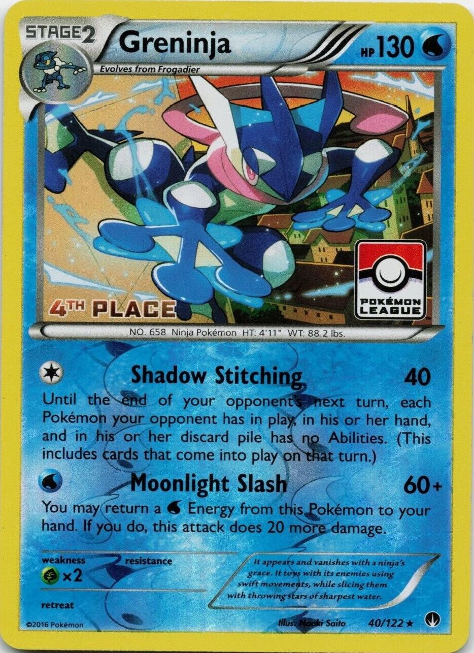 BREAKpoint Greninja [4th-Place-League] Pokémon card
