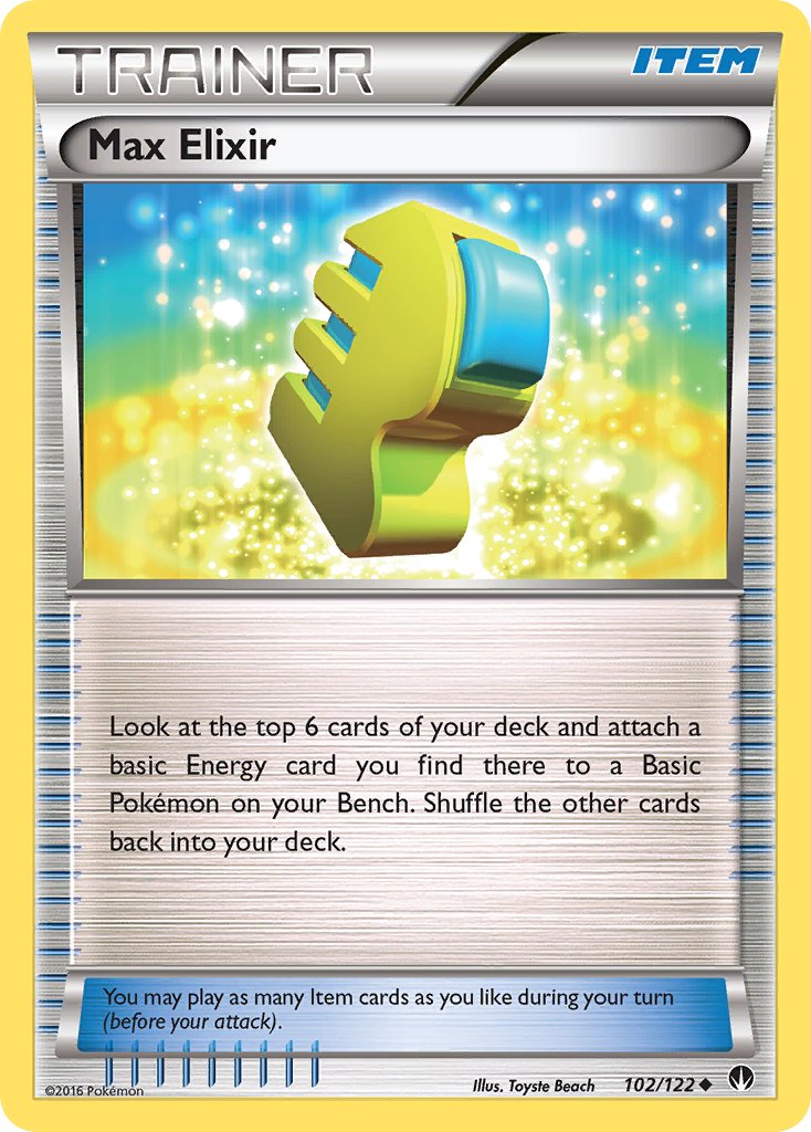 BREAKpoint Max Elixir Pokémon card