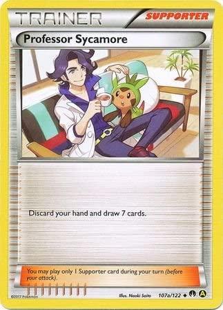 BREAKpoint Professor Sycamore [Holo] Pokémon card