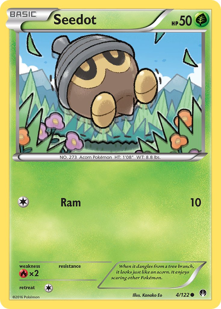 BREAKpoint Seedot Pokémon card
