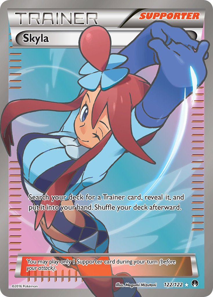 BREAKpoint Skyla Pokémon card