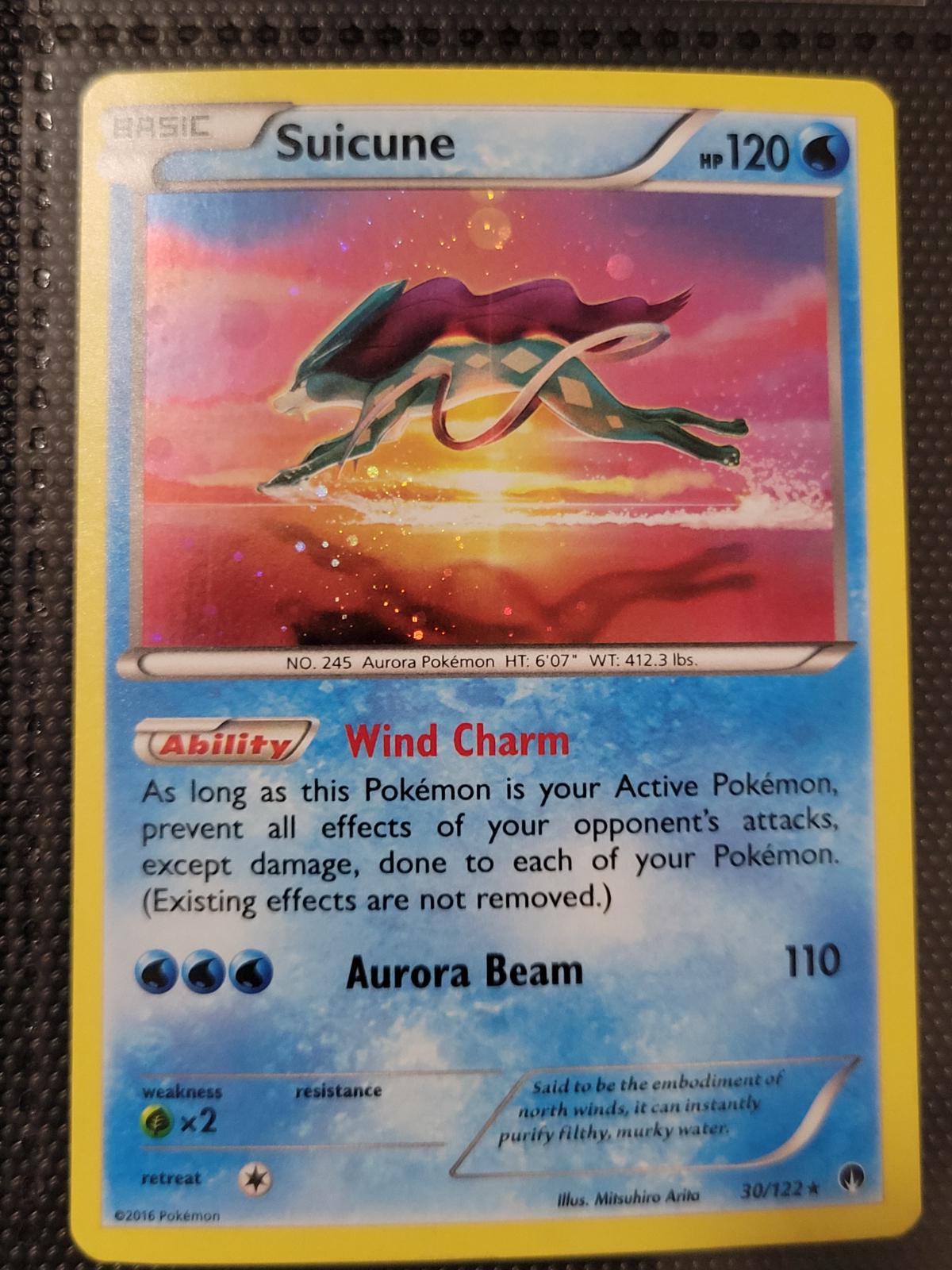 BREAKpoint Suicune [Cosmos-Holo] Pokémon card