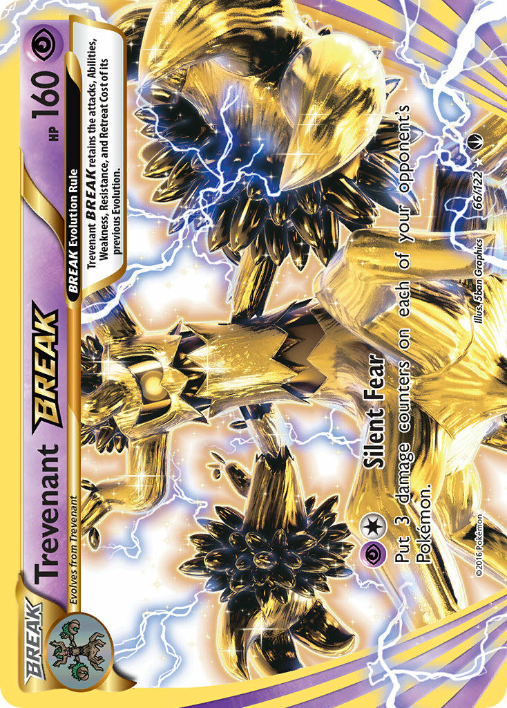 BREAKpoint Trevenant BREAK Pokémon card