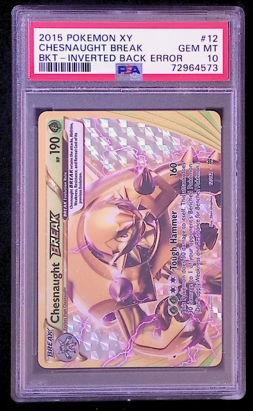 BREAKthrough Chesnaught [Inverted-Back-Error] Pokémon card