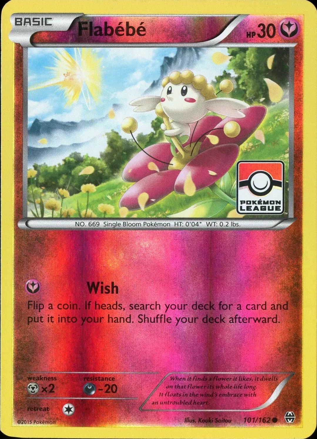 BREAKthrough Flabebe [League-Promo] Pokémon card